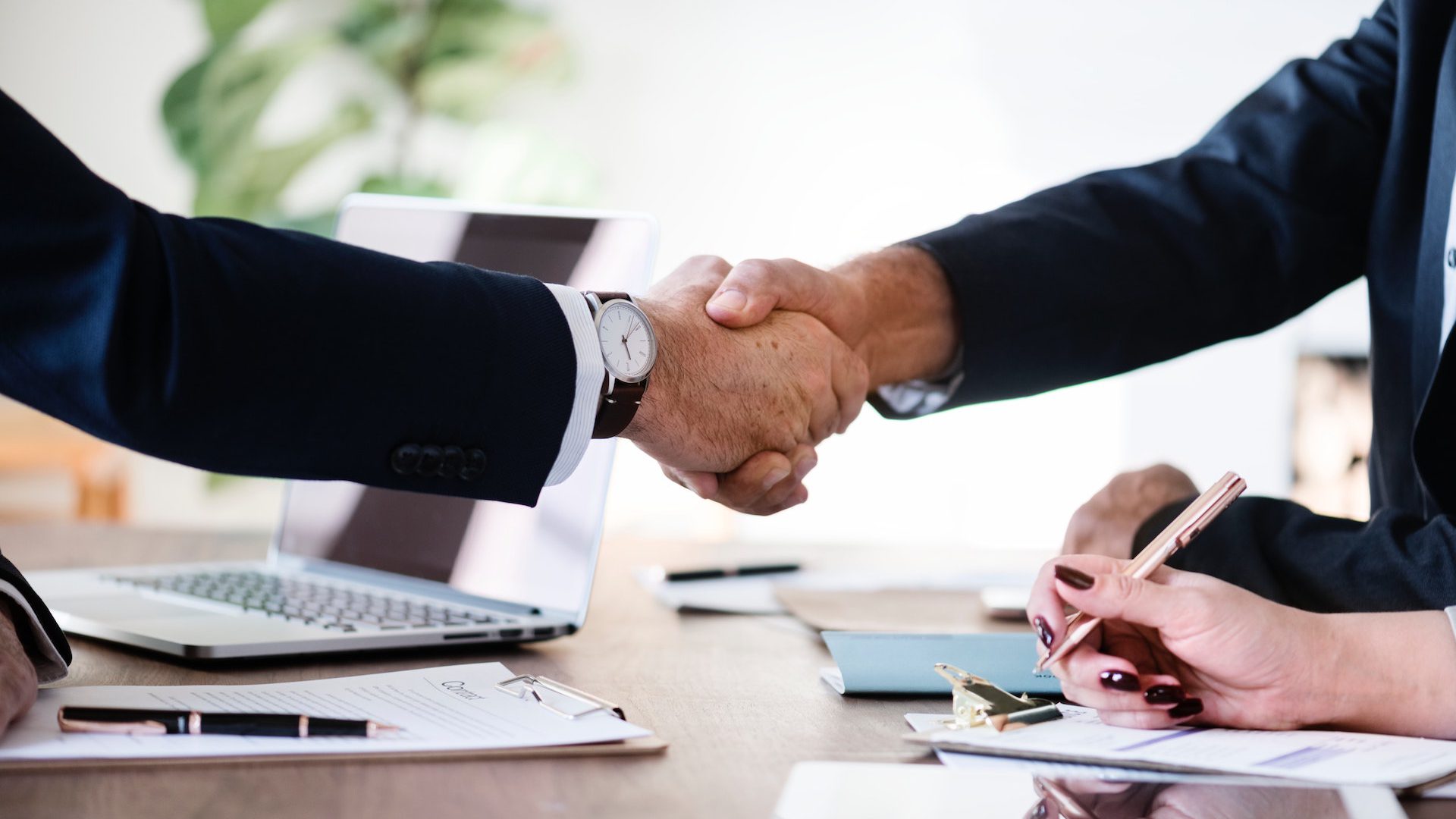 Omega Trends Handshake